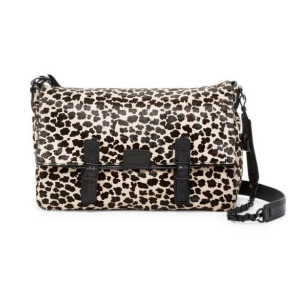 Alice + Olivia Handbags - Alice + Olivia Leopard Calf Hair Scarlet Bag